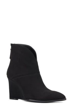 Torgeis Notched Wedge Boot in Black at Nordstrom Rack, Size 8.5