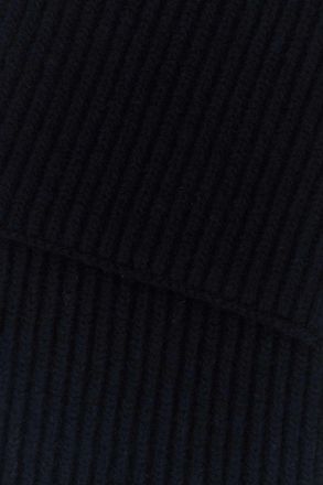 Maison Margiela Mens Virgin Wool Scarf Navy