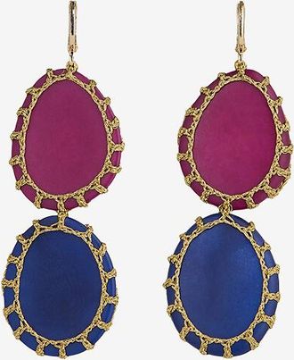 Boks&Baum Ohrringe aus pflanzlichem Elfenbein Cartagena Double Mini