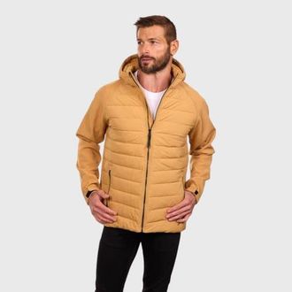 Perry Ellis Tech Stretch Softshell Jacket in Mustard at Nordstrom, Size Xx-Large