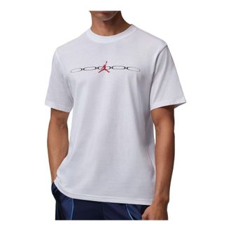 Nike Jordan Air Jordan Sport Dri-FIT T-Shirt White Black University Red IR0868-100