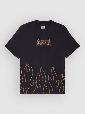 DC Burning Diamonds T-Shirt schwarz