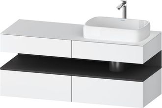 Duravit Qatego Consola Mueble Bajo Lavabo, 2 Extensiones, 2 - Duravit