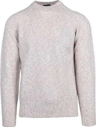 Drumohr Truien & Vesten, Heren, Grijs, L, Wol, Pullover Girocollo