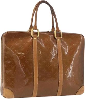 Louis Vuitton Pre-owned Handtas - Dames - Vintage Handtas - Bruin - ONE Size - Leer - Vintage