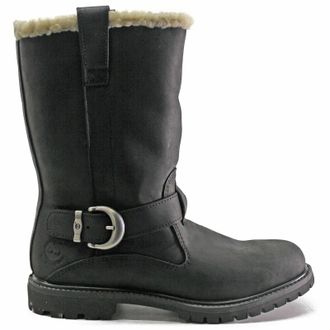 Timberland Nellie Mid Nubuck Womens Mid Calf Boots - UK 7 - US 9 Women - EU 40 - Black - Size:UK 7