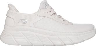 Skechers Fitness, Dames, Wit, 39 EU, Leer, Bobs Sport B Flex Hi - Linear Force