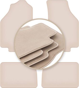 OEM Alfombrillas Beige Premium Para Honda Civic Iv Hatchback 1987-1991