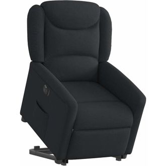 vidaXL Vidaxl - Sill&oacute;n El&eacute;ctrico Reclinable Elevable De Tela Negro