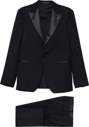 Tagliatore Bruce Pak - Heren - Business pakken - Zwart - M - Wol - Kostuums