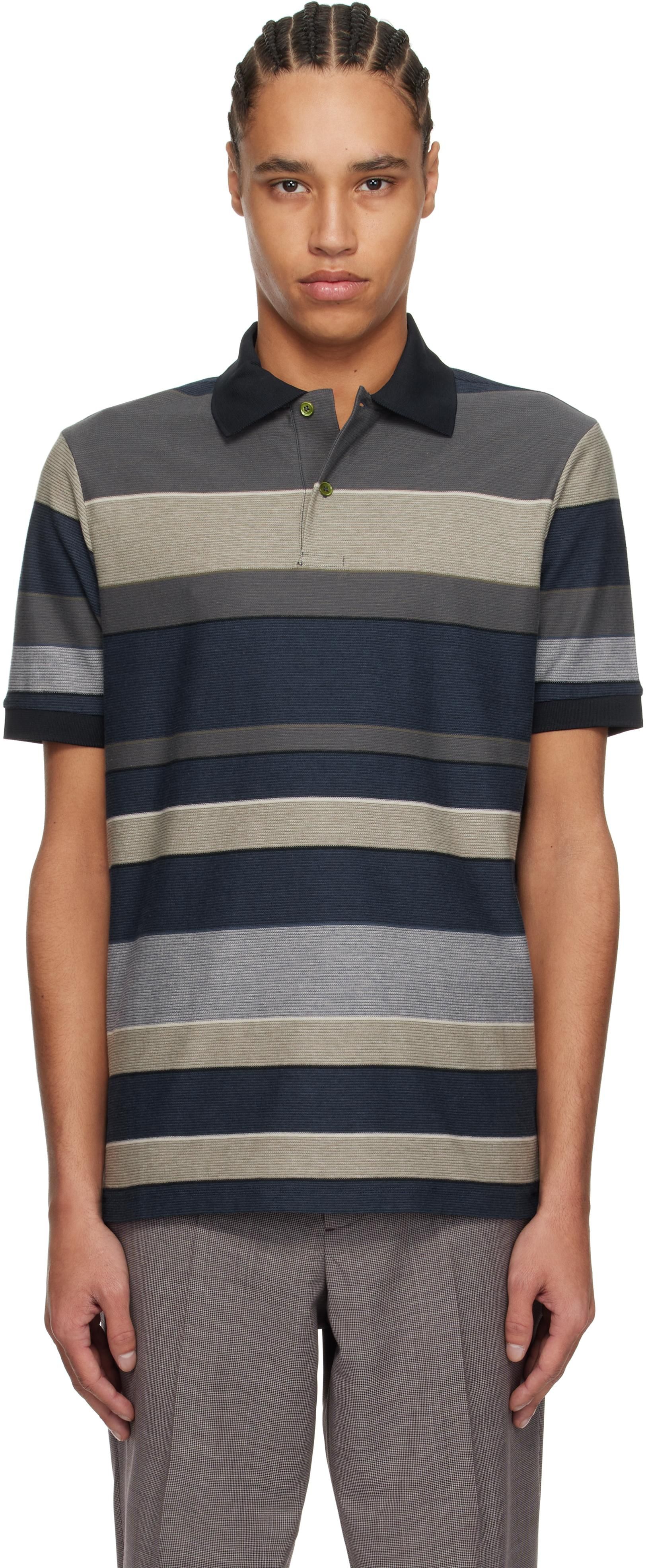 Paul Smith striped round neck short sleeve t-shirt from
