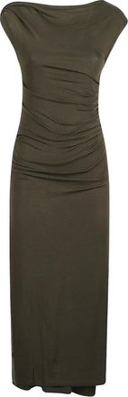 Patrizia Pepe Midi Kleedjes - Dames - Casual kleedjes - Groen - M - Kleedjes