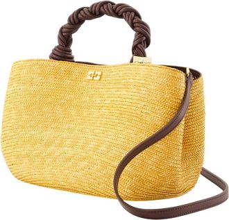 Ganni Bou Top Handle Bag - Yellow