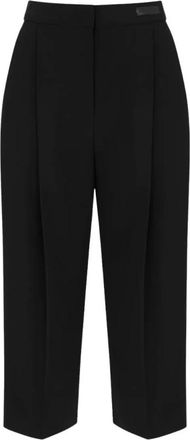 Elisabetta Franchi Lichtgewicht Cr&ecirc;pe Broek - Dames - Vrijetijds broeken - Zwart - M - Polyester - Broeken