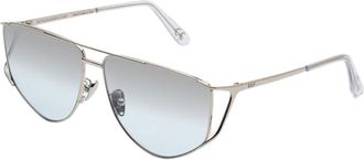 Retro Superfuture PREMIO SILVER OMBRE 96R Womens Sunglasses Silver Size 64