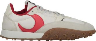 Marine Serre Sneakers in pelle - Bianco