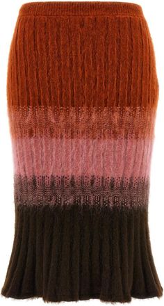 Fendi Multicolor Wool skirt