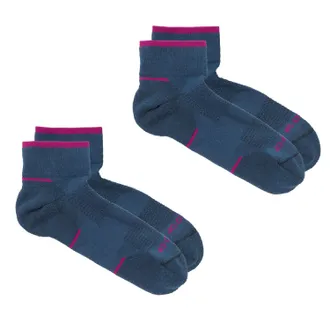Rei Co-Op Swiftland Run Quarter Socks - 2 Pairs Blue L