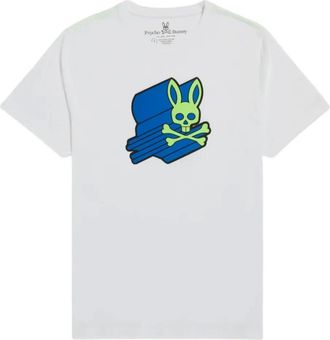 Psycho Bunny logo asher T-shirt - White