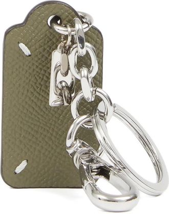 Maison Margiela Portachiavi Double Tag - Verde