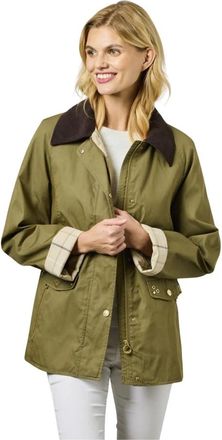 Junge Mauda Jacket - Dames - Jassen - Groen - M - Katoen - Jassen