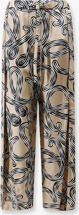 Loewe Paulas Ibiza - Pantaloni in seta stampata - LOEWE - gender_Woman