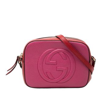 Gucci Pre-owned Gucci Small Bicolor Leather Soho Disco Crossbody Ladies 34SZGAYWJ9Q3ZDB6