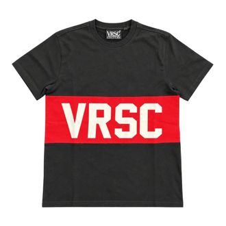 Versace Jeans Couture T-shirt Vrsc Couture - Heren - Tops - Zwart - Maat: XL Katoen