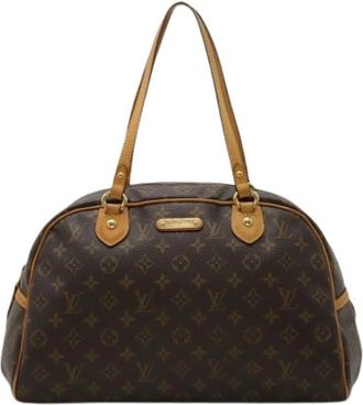Louis Vuitton Pre-owned Boston Bag - Dames - Vintage Handtas - Bruin - ONE Size - Vintage