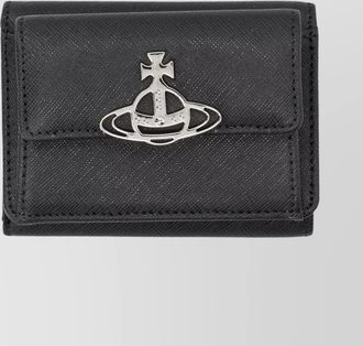 Vivienne Westwood leather small flap wallet