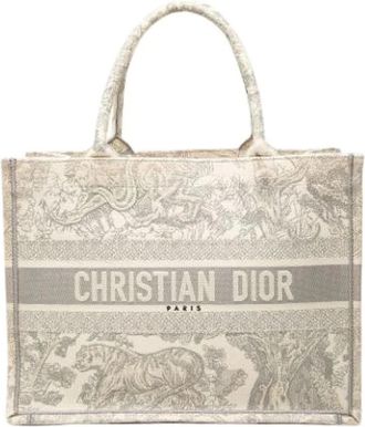 Dior Pre-owned Book Tote - Dames - Vintage Shopper - Grijs - ONE Size - Vintage