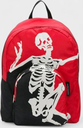 Alexander McQueen Alexander McQueen Skeleton Print Backpack - Red - Size: O/S