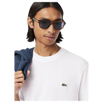 Lacoste Heren Geborduurd T-shirt met logo (Wit)