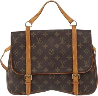 Louis Vuitton Pre-owned Handbags, female, Brown, Size: ONE SIZE Pre-owned Vintage Canvas Handbag