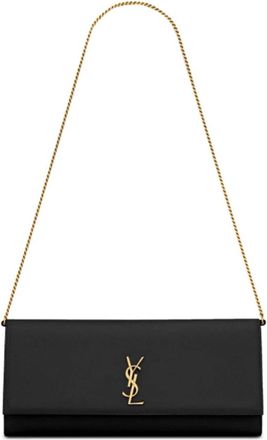 Saint Laurent Shoulder Bags, female, Black, Size: ONE SIZE Kate Clutch