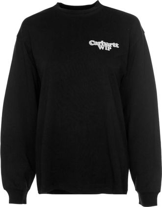 Carhartt Work in Progress Charm Linked Longsleeve Shirt - Heren - Sweatshirts - Zwart - M - Katoen - Hoodies & sweatvesten