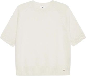 Anine Bing Jackson Sweater - Dames - Cashmere truien - Wit - L - Kasjmier - Truien & Vesten