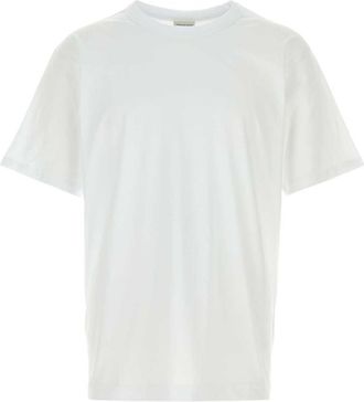 Dries Van Noten White Cotton T-shirt