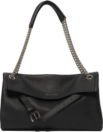 Orciani Venus S Soft - Dames - Schoudertassen - Zwart - ONE Size - Tassen