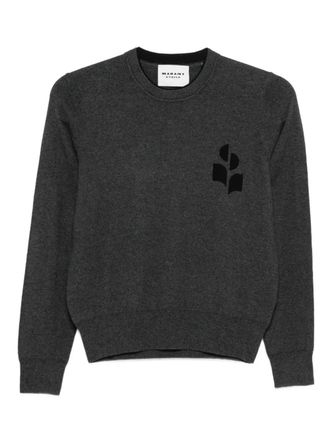 Isabel Marant logo sweater - Grijs