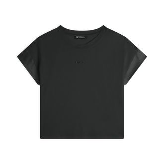 Freddy T-shirt corta in jersey con maniche effetto seta