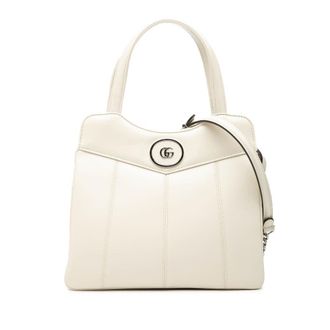 Gucci Pre-owned Gucci Small Leather Petite GG Tote Ladies 745918 520931