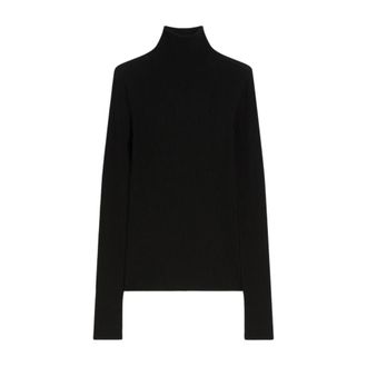 Sportmax Maglia a lupetto Niagara - Dames - Coltruien - Zwart - M - Wol - Truien & Vesten