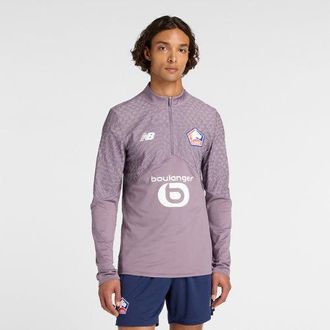 New Balance LOSC Lille Uomo New Balance Midlayer in Viola, Poliestere, Taglia 2XL