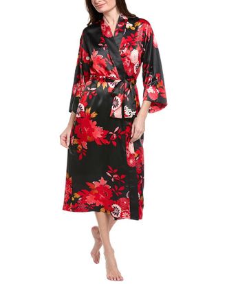 Natori Empress Print Satin Robe