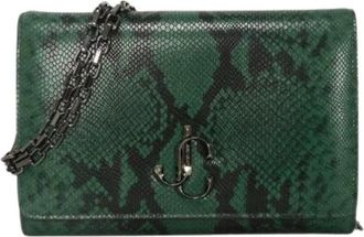 Jimmy Choo London Pre-owned Borsa a spalla Varenne in pelle di vitello - - Pre-owned - Donna - Verde - ONE SIZE
