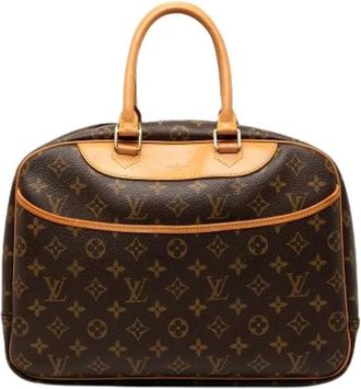 Louis Vuitton Pre-owned Deauville Handtas - Dames - Vintage Handtas - Bruin - ONE Size - Leer - Vintage