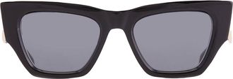 Valentino SETTE Grey Cat Eye Ladies Sunglasses VLS-166 A 52