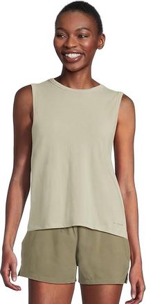 Columbia Sun Trektm Tank Top II Womens Clothing Safari : LG, Cotton/Elastane/Lycra
