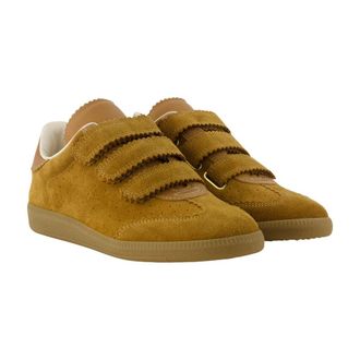 Isabel Marant Womens Beth Sneaker Brown Calfskin